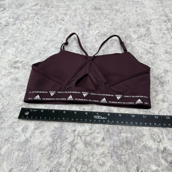 Adidas Sports Bra AeroReady in Burgandy - Picture 5 of 5